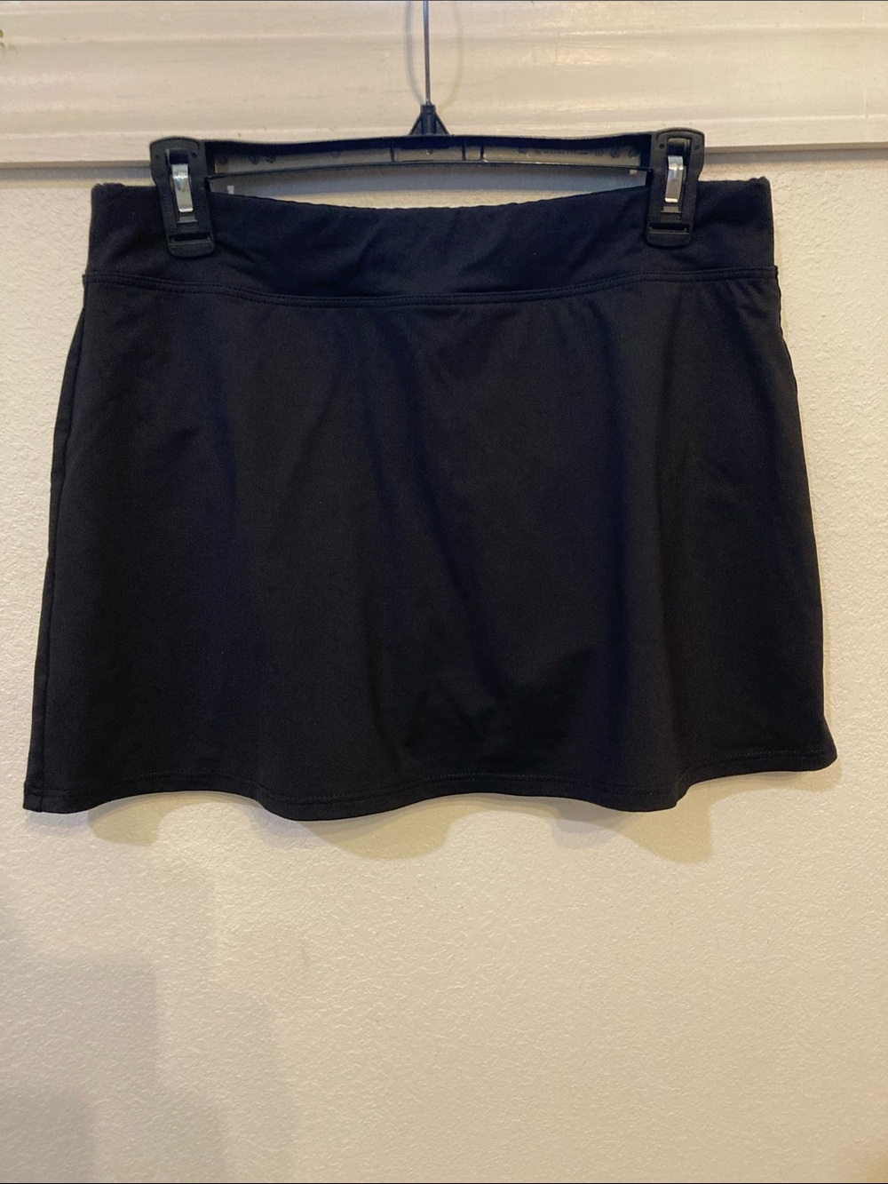 Land’s End Black Swim Skort Sz 10